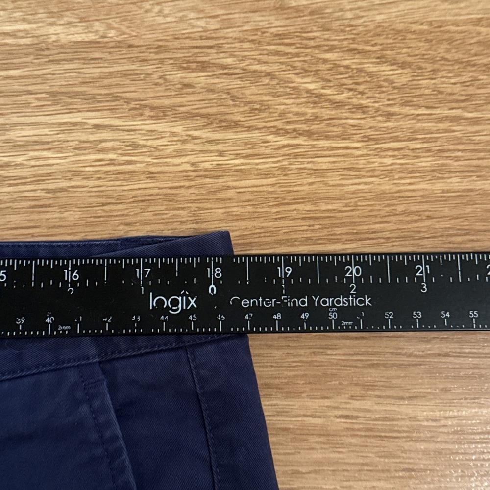 BONOBOS Chino Pants Men's Navy 35x32 (36x32) Straight Leg Stretch Preppy EUC - Picture 3 of 9